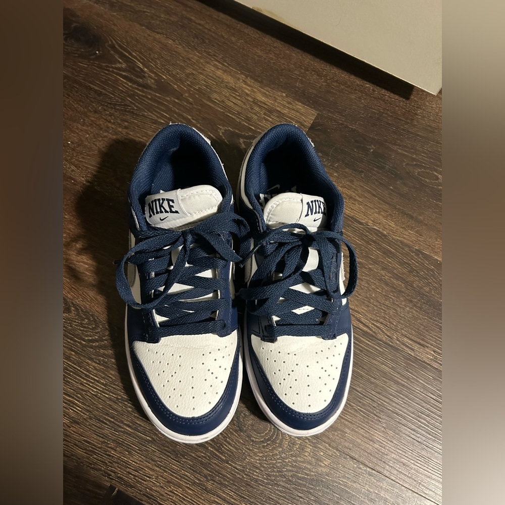 Dunk low midnight navy smoke grey